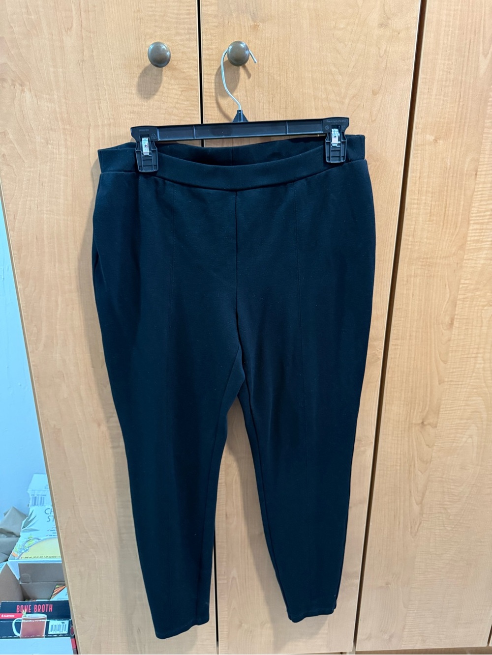 Women's Black Tailored Ponte Pants Chico 1